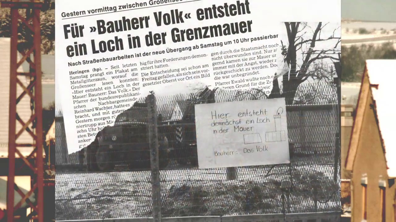 Grenzöffnung Kleinensee Großensee