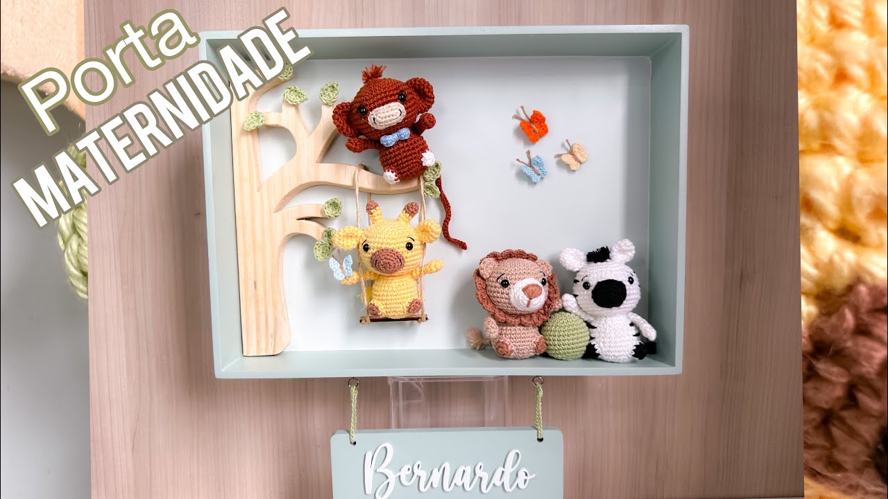 AMIGURUMI - PORTA MATERNIDADE!