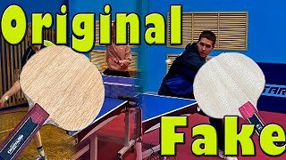 FAKE VS ORIGINAL Butterfly Mizutani Jun Super ZLC | Сравнение оснований для настольного тенниса