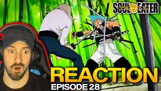 Mifune is a BEAST!! Soul Eater episode 28 reaction 'The sword god rises'