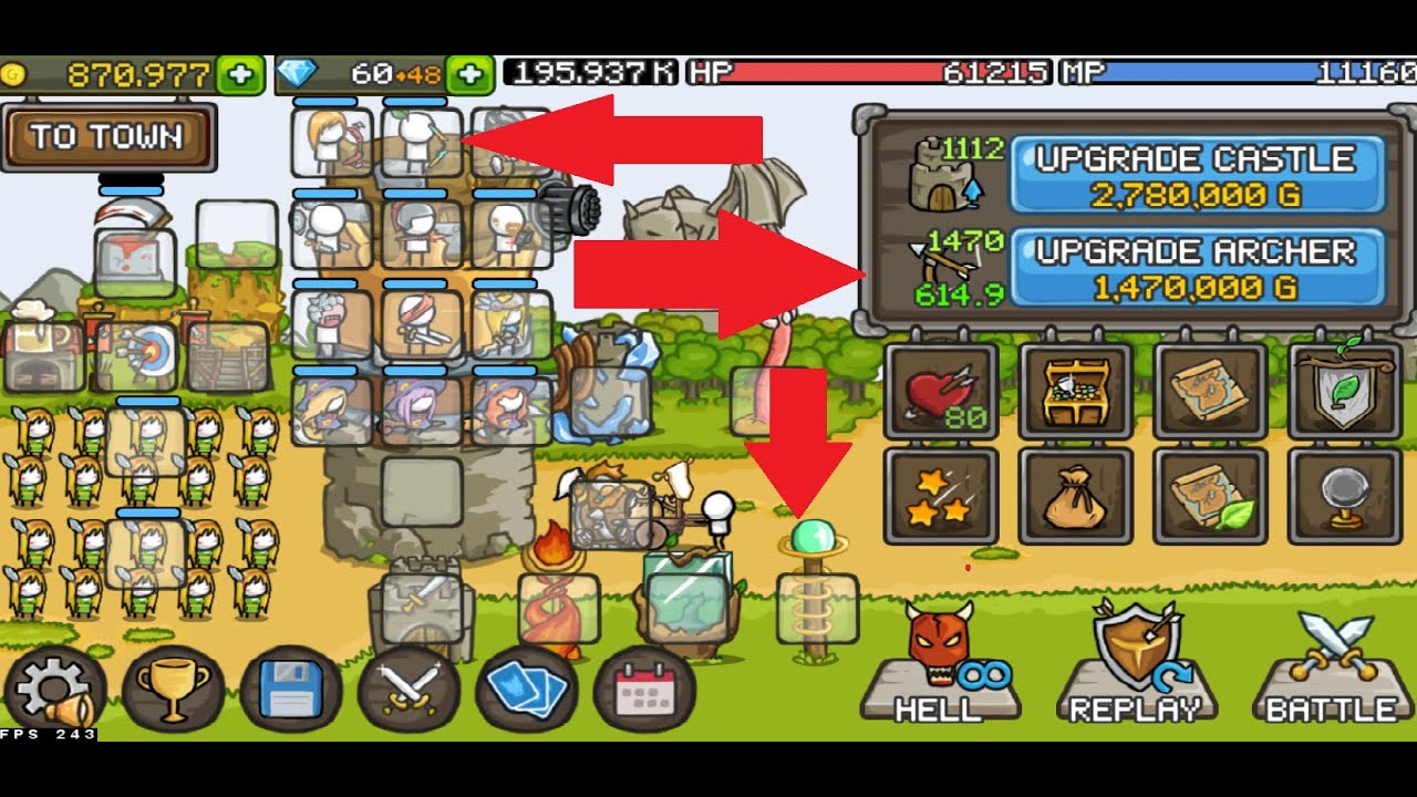 Потратил 600 000 000!-Grow Castle!