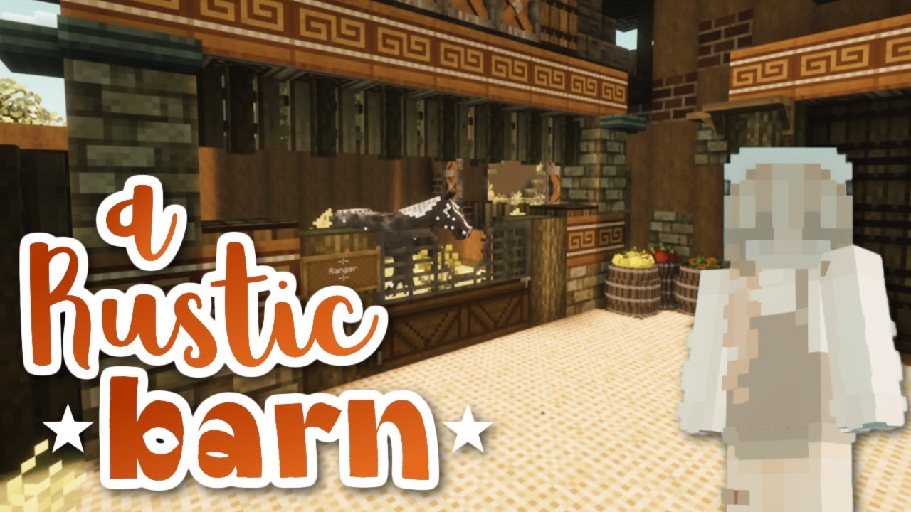LIVE: Building a Rustic Barn in Minecraft! 🌾🐓 - YouTube