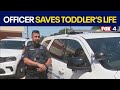Dallas VA officer saves choking toddler's life