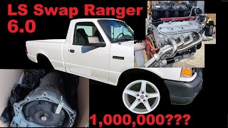 1 Million Channel Views Celebration! Lets LS Swap a Ford Ranger! Shop Truck Build Intro by PNW Car Mods & Maintenance 2,354 views 10 months ago 13 minutes, 56 seconds