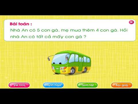 Toán 1 - Bài toán có lời văn