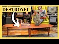 NASTY PAINTED Coffee Table RESTORATION