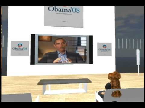 SECOND LIFE - VIRTUAL PRESIDENTIAL CAMPAIGN HEADQUARTERS