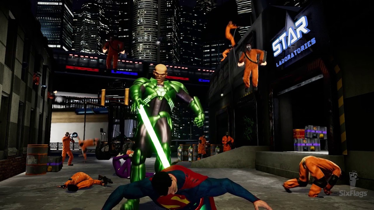Justice League: Battle for Metropolis (Ride Video) - YouTube