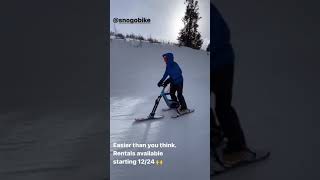 Woodward Park City Introduces Sno-Go Skibikes