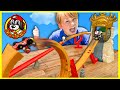 Super mario bros movie hot wheels jungle kingdom raceway  mario kart in real life obstacle course