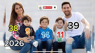 Lionel Messi Family Ages 2026(Timelapse 1986 - 2026) #football #messi 