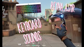 Valorant ASMR Reyna Gameplay | Keyboard sounds + Hand Cam | ( No Talking )