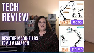 The Best Desktop Magnifier: Temu vs Amazon