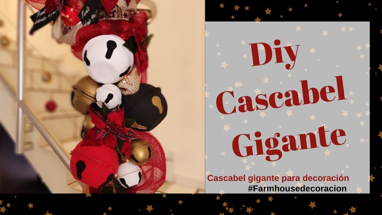 Diy Cascabel Gigante !!!♥️🎅🎄⛄🦌🦌🛷 