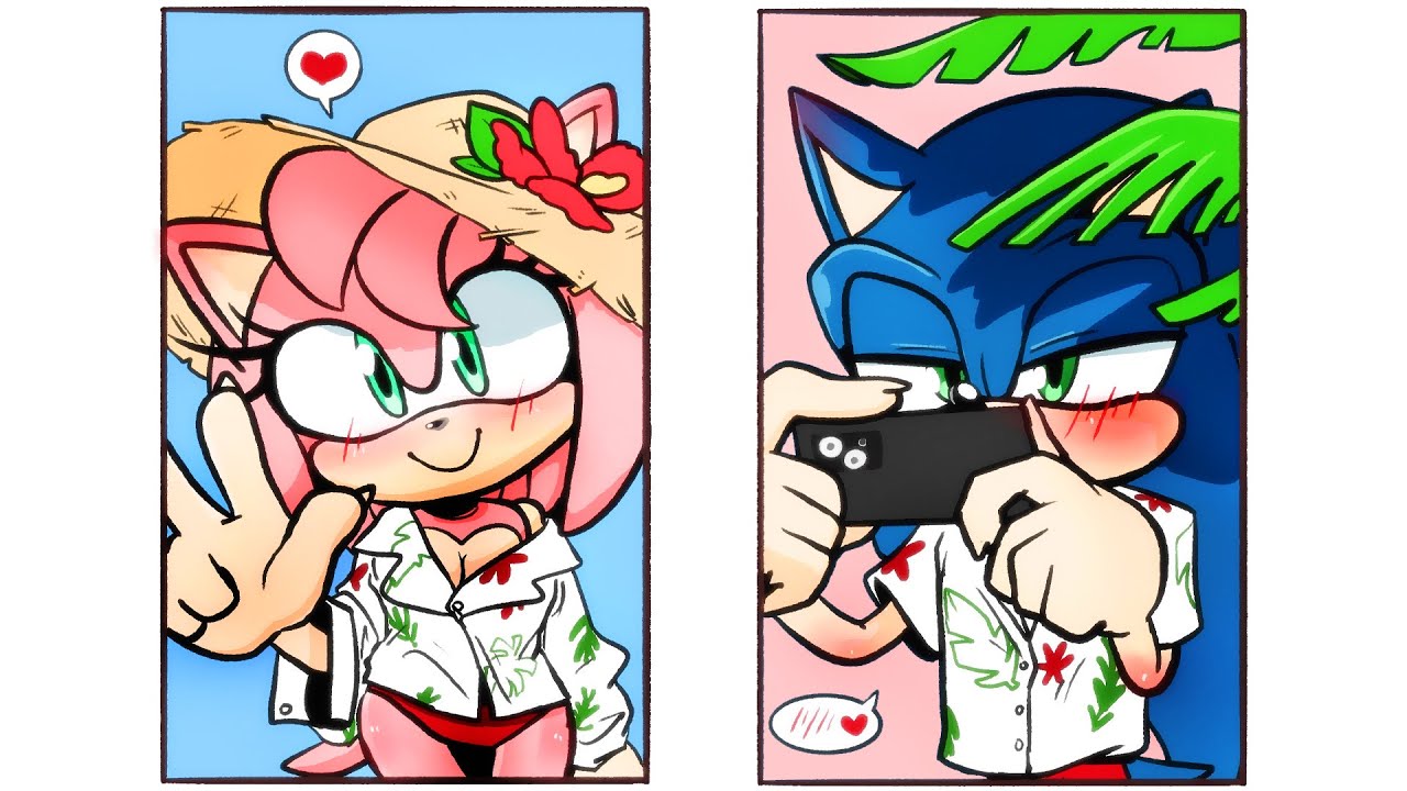 Couple's Vacation - Sonic x Amy (Sonamy) Comic Dub Comp