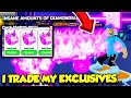 I Traded INSANE EXCLUSIVE PETS In Pet Simulator X To Get TONS OF DIAMONDS And DARK MATTERS! (Roblox)