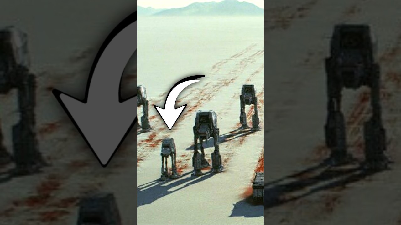 NORMAL AT-ATs On Crait in Star Wars?