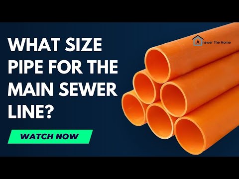 Video: What is the diameter of the sewer pipes?