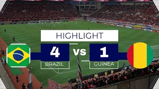 Brazil vs Guinea | International Football Friendly | Full Match Highlights | #brasil #guineafowl |