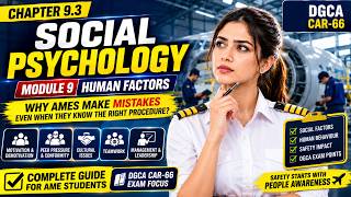 Chapter 9.3 Social Psychology Explained | Module 9 Human Factors | Aircraft Maintenance Engineering