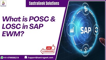 What is POSC & LOSC in SAP EWM?