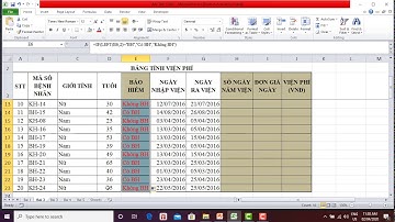 [Excel] Hướng Dẫn bài tập 2, 2a