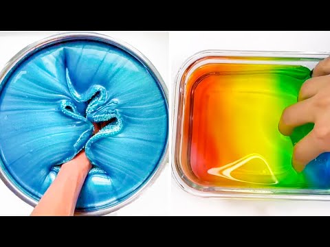 Unbelievable Relaxing Slime ASMR Experience - What Makes it So Satisfying?! 3128