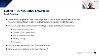 CESA Practice Notes Webinar - Client - Consulting Engineer Relationship