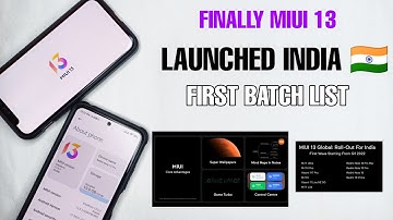 FINALLY 😀 MIUI 13 INDIA HERE | FIRST BATCH UPDATE LIST | NEW CONTROL CENTER