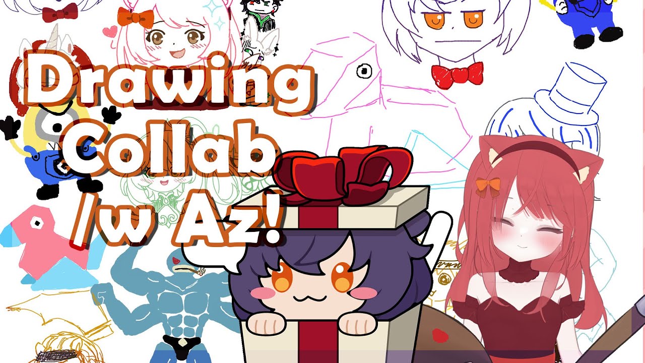 [Art | Twitch VOD] Drawing Collab with Azvisio!