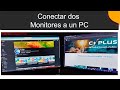 CONECTAR DOS MONITORES AL PC, CON HDMI Y DISPLAY PORT. #informatica, #hdmi, #displayport