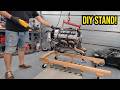 Building a Custom Wooden Test Stand for My Rare BMW V8! (Will It Hold?)