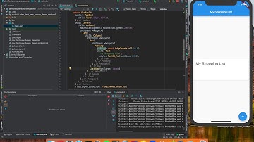 Live coding a shopping list In Flutter
