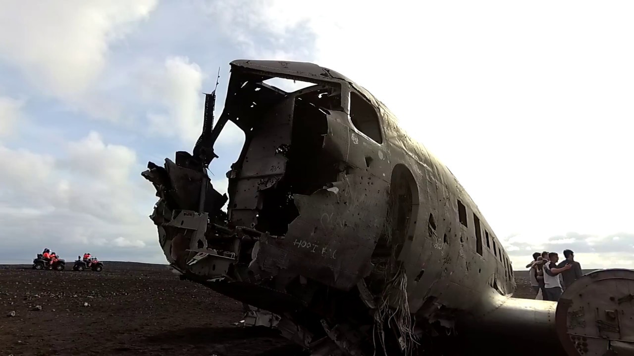 Sólheimasandur plane wreckage - DC-3 plane crash, Iceland