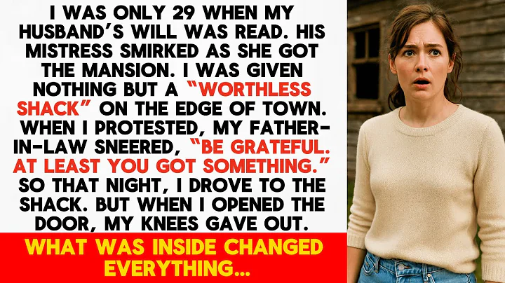 My Husband Left Me a Shack, His Mistress Got the Mansion — I Opened the Door and Couldn't Breathe