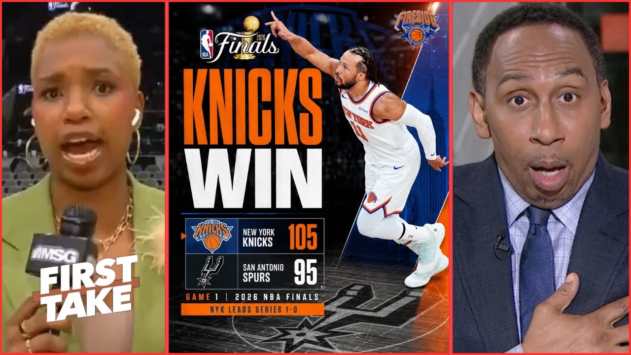 Where are Jalen Brunson's haters now? - Monica erupts as Knicks win Game 1 over Wembanyama & Spurs