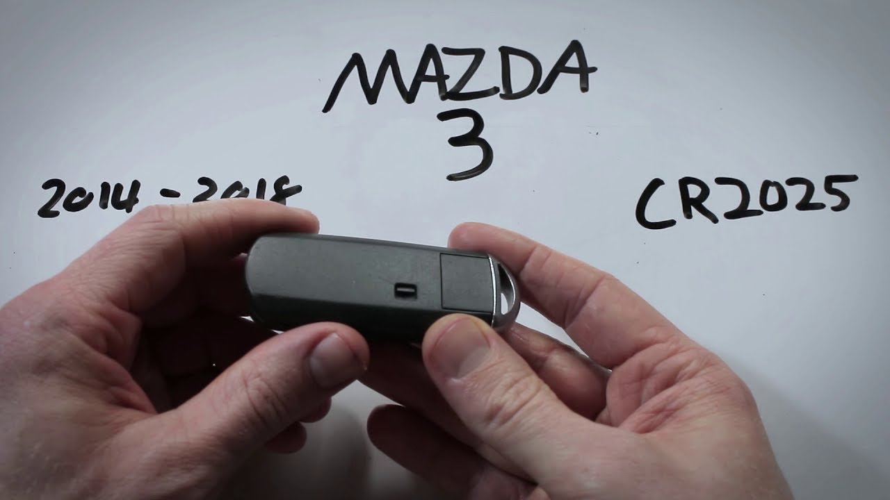 Mazda 3 Smart Key Fob Battery Replacement (2014 - 2018) - YouTube