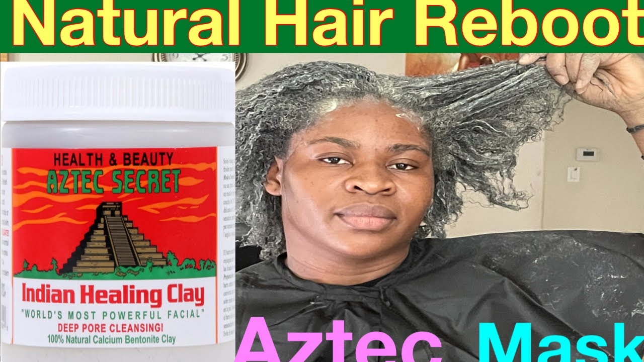 Indian Aztec Clay Mask On Natural Hair Detox, Define. YouTube