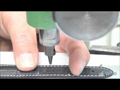 Hacer agujeros a la correa del reloj- Make holes to watch belt - YouTube