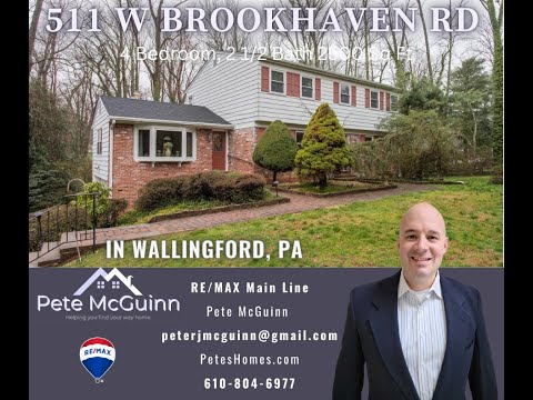 511 W Brookhaven Rd, Wallingford, PA home video tour