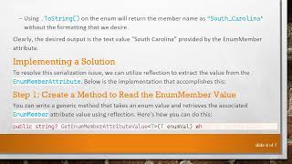 Resolving Enum Serialization Issues in C#  with JsonConvert.SerializeObject