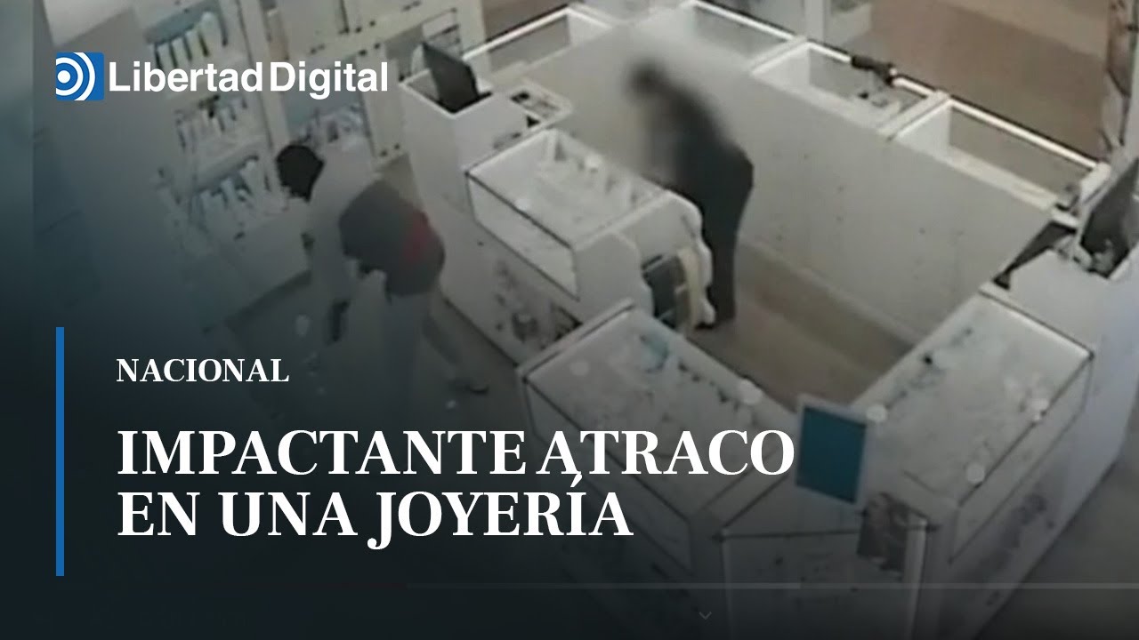 Espectacular e impactante atraco en una joyería del centro comercial La Gavia en Madrid