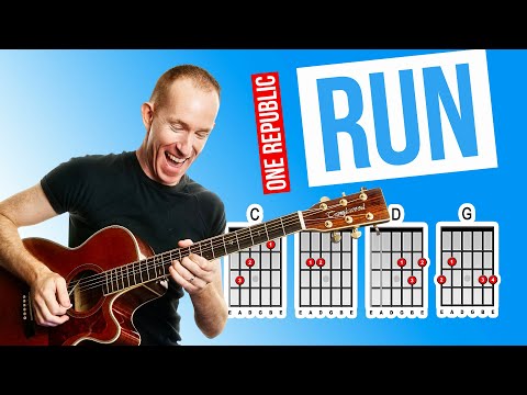 Run ★ One Republic ★ Acoustic Guitar Lesson [with PDF]