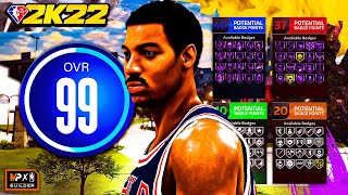 The BEST CENTER BUILD in NBA 2K22 - WILT CHAMBERLAIN BUILD