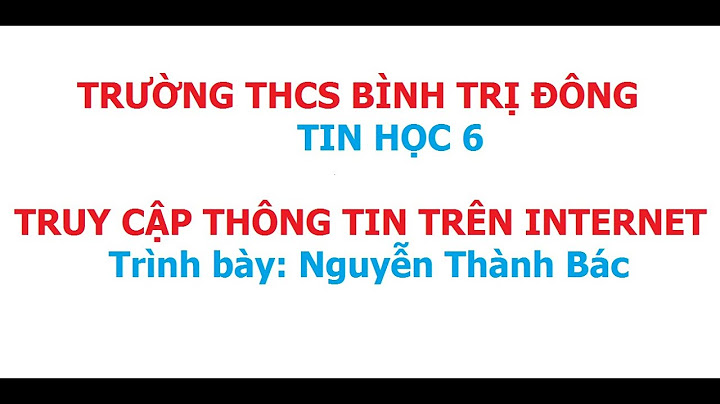 Địa chỉ truy cập là gì