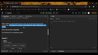 Combine Two Tables   LeetCode  | Python