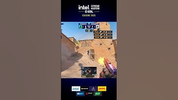 wicadia deletes 3 with a Glock through smoke on pistol round #esl #cs #кс #csgo