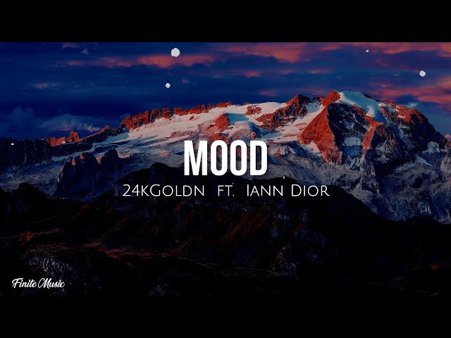 Mood (lyrics) - 24k Golden ft. Iann Dior [Inglés - Español] class=