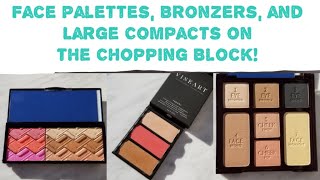 Makeup Declutter - Face Palettes and Bronzers