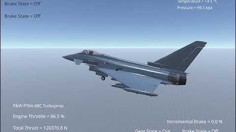 Silantro Unity3d Flight Simulator: Eurofighter Typhoon Demonstrator